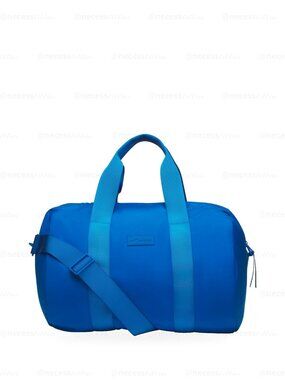cobalt NikeSKIMS puffer gym bag | padded duffle with shoe bag